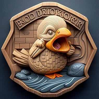 3D модель Psyduck останавливается здесь Блокпост Koduck (STL)